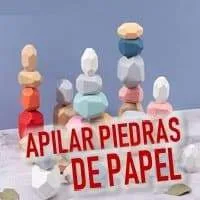 Dinámica Apilar Piedras de Papel